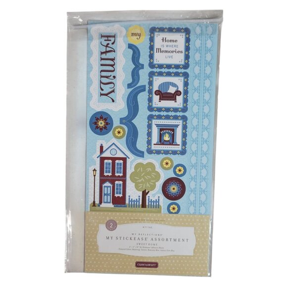 Close to My Heart Reflections Stickease X7116C Sweet Home Family Memories NEW - Picture 2 of 4